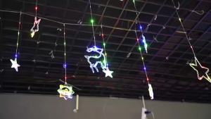 Christmas Lights Curtain Fairy String Lights 3M USB Powered Remote 8 Modes LED Window Decorations for Home