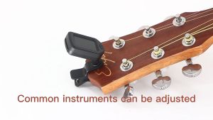 Tuner Gitar Digital Chromatic Universal Tone Calibration - AT-01A - Black
