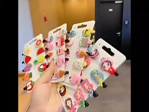 SIGVARD - Jepit rambut anak perempuan lucu 1 set 10 pcs gaya fashion korea hairclip karakter KCR20