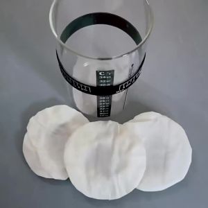 [J] Natural Unbleached Reusable Cotton Jar Strainer Cloths Safe For Home Brewing Juice Filter Daily Use