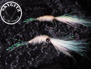 SKYGITZ MALAYSIA ICE SHRIMP BAIT FLY LURE FOR PEACOCK BASS SEBARAU HARUAN