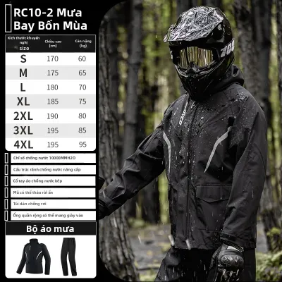 SCOYCO | Bộ Áo Mưa Chống Thấm Nước Cho Mùa Hè Dành Cho Nam và Nữ