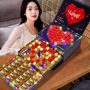 WAMUJIER | Valentines Day Creative Gift Chocolate Bouquet Gift Box