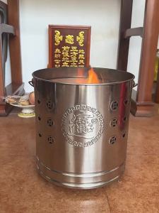 YYBAIO | Stainless Steel Ash Burning Urn Set