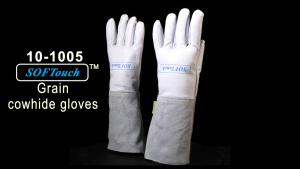 Weldas Welders Welding Protective Gloves - Grade A Top Grain Wear-Resistant Cowhide Heat-Resistant Gloves for TIG/Laser/MIG Welding Model 10-1005