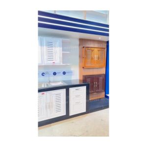 WT ชุดบานซิงค์ ตู้ลอย ตู้ลิ้นชัก UPVC พร้อมมุ้งลวด ดีไซน์เรียบหรู ทนทาน คุณภาพสูง