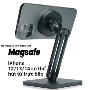 iokex | Đế Sạc Không Dây Tương Thích Magsafe Cho Ô Tô Và Bàn Làm Việc Đầu Bi 17mm