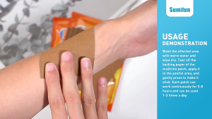 Original Gout Patch Pain Relief Toe Joint Pain Neck Shoulder Knee Swelling Pain Plaster 8pcs /Box Relief Patch For Rayuma Foot Hand And Joint Knee Pain Uric Acid Medicine And Arthritis Herbal Plaster.