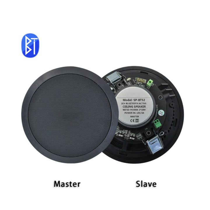 2pcs 6inch Bluetooth Ceiling Speaker Home Theater Surround Sound PA System  Public Address System In-Wall Loudspeaker for shops families park Lazada 