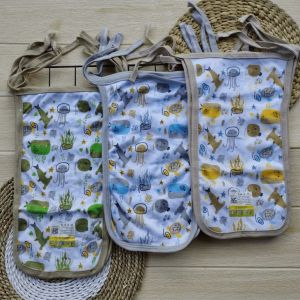 12PCS Popok Bayi Kain Tali Newborn Kualitas SNI Motif Karakter Lucu Lembut Jawahirahfashion
