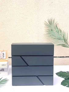 Modern Metal Mailbox Outdoor Waterproof Gate Wall Mounted Lockable Mailbox