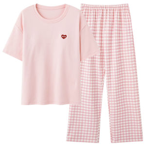 Bộ đồ ngủ nữ MiiOW vải cotton mỏng có đệm ngực ngắn tay