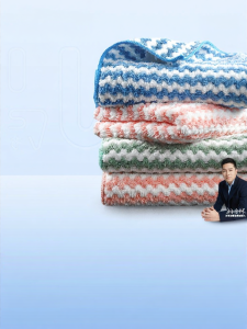 HANSHILIUJIA | Kitchen Dedicated Absorbent Non Shedding Oil Resistant Cleaning Cloth