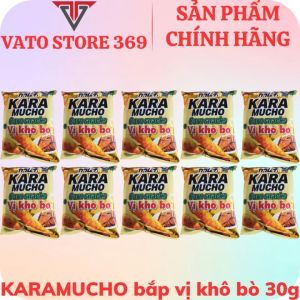 Bánh snack bắp KARAMUCHO vị khô bò gói 30g