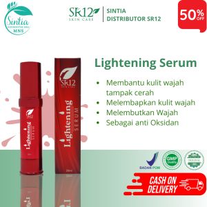 Serum Glowing Wajah BPOM Untuk Flek Hitam Bekas Jerawat Serum Kusam Lightening Sr12 Mencerahkan Asli