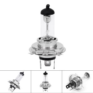 1PCS Car Xenon Headlight H4-100w-4300k Car Xenon Gas Halogen Headlight Headlamp Yellow Lamp Bulbs 【Ready Stock】