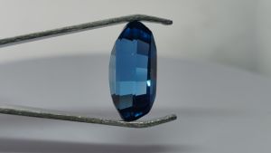 Natural Brazil Blue Topaz 15.35 Cts. Fancy Cut Eye Clean Grade Loose Gemstone
