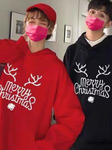 Extra Large 300 Pounds Fleece Lined Hoodie Couples Sweatshirt Cotton Long Sleeve Anti-Wrinkle Antibacterial Wear Resistant