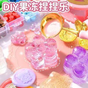 Creative Stress Relief Toy DIY Candle Making Kit Hand Tools Set Wax Sealing Stamp Kit Jelly Wax Filling Machine for Kids Adults