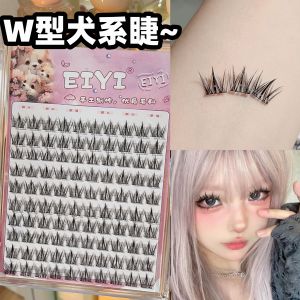 Dog Series Fake Eyelashes W Female Natural Simulation Bean Bag round Eye Large Twisted Rolls Trilogy Split Eiyi Eyelash
