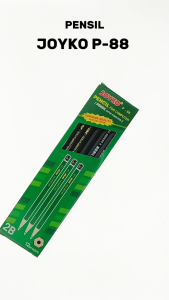 Joyko Pencil For Computer P-88 2B [3 Pack/36 Pcs] - Pensil Komputer Teruji, Tidak Mudah Patah, Lembut Saat Menulis