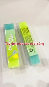Combo 5 Cục Gôm tẩy màu 2B Deli H347 ít bụi Sơn Tùng