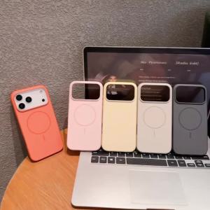 for Magsafe Matte Candy Solid Color Case for iPhone 17 16 Pro Max 17 Air Magnetic Wireless Charging Ultra Slim Shockproof Cover
