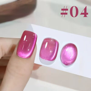 MIANEL Mùa Thu Hồng Mắt Mèo Gel Sơn Móng Tay 12ML Flash Hạt Thủy Tinh Hiệu Ứng Từ Tính Giáng Sinh Móng Tay Series 1-4 Bộ