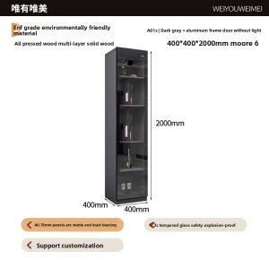 Weimei | Simplistic TV Side Display Cabinet Multilevel Customizable