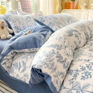 Non-Toddler Cotton Double-Layered Bedding Set Style Dormitory Single Bed Cover Three-Piece Set Four-Piece Set Susan Brand