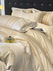 Luxurious High-End Cotton Bedding Set 4-Piece Coverlet Sheet Dustcover Non-Cotton Pure Cotton Bedding Dream Nest Brand