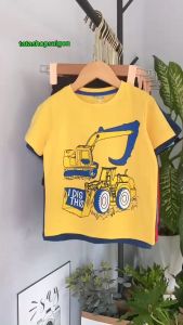 10kg đến 38kg - Đồ bộ cho bé trai size đại thun cotton xuất in hoạt hình hit hot VNXK T308 ( Quần có túi )