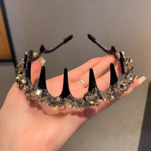 2024 New Arrival Fancy Elegance Retro Toothed Hair Hoop Simple Non-Slip Entry Lux Elegant Thin Headband out Hairpin