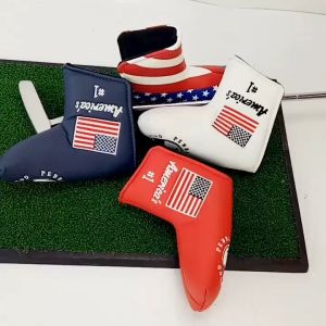 Cover Pelindung Kepala Tongkat golf Motif Bendera USA Universal
