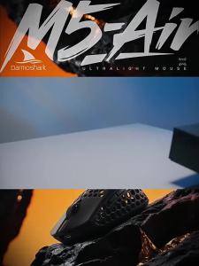 Chuột Chơi Game Không Dây Darmoshark M5Air V2 Làm Từ Sợi Carbon Rèn 30KDPI Macro 8K Trọng Lượng Nhẹ 30g Thiết Kế Dành Cho Tay Phải Có Nút Điều Chỉnh DPI