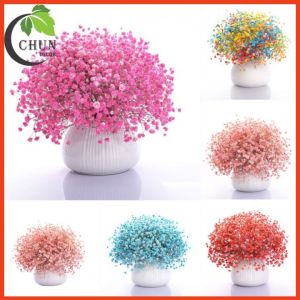 Hoa khô bình hoa baby cao 40-45cm trang trí nhà cửa cửa hàng văn phòng lớp học