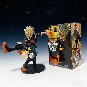 Bandai | 18cm Boku no Hero Academia Anime Figure Bakugo Katsuki Action Figure Midoriya Izuku/Todoroki Shoto Figurine PVC Collection Toys