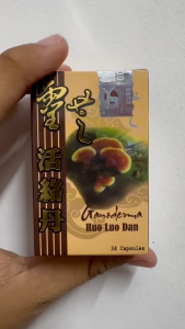 Ganoderma Huo Luo Dan Linh chi hoạt lạc đơn - dứt điểm đau nhức xương khớp thoái hóa khớp - Lọ 34 viên