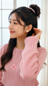 [SG] White Daisy Flower Stud Earrings | Petite Floral Stud Earrings | Cute Everyday Earrings | Minimalist Fashion Jewellery | ear me out (EMO-104)