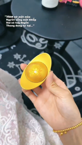 Bật Lửa Gas Khò Phong Thủy Hình Thỏi Vàng Xoay 360 Độ Bật Lửa Trang Trí ( Xài Gas - Lửa Khò 1 Tia )