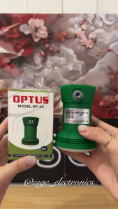 ORIGINAL LNB KU BAND OPTUS MODEL OP-02 OPTUS UNTUK PARABOLA MINI RESALUK BAND SINGLE LNBF