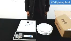 โคมไฟเพดานโซลา ไฟโซล่าเซลล์ 60W~500W ไฟโซล่าเซล ไฟเพดานบ้าน led Solar Ceiling Light โคมไฟติดเพดาน ไฟติดห้องนอน จับเวลาระยะไกล