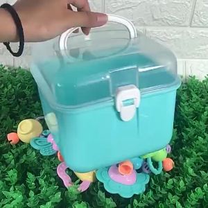Adida Toys Mainan Lonceng Kerincingan Bayi 12Pcs Set Mainan Teether Bayi Gigitan Tangan Pegangan Kerincingan