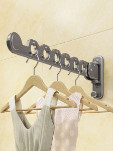 FALUYI | Foldable Wall-Mounted Invisible Extendable Clothes Hanger