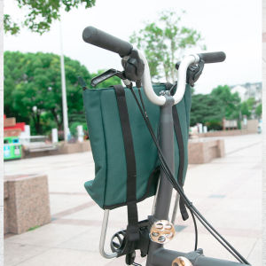 กระเป๋าจักรยานพับสําหรับ Brompton จักรยานผ้าแพคเกจแฟ้มแพคเกจแล็ปท็อปขนาดใหญ่ขวดเครื่องมือกระเป๋าสะพายไหล่ความจุสูง
