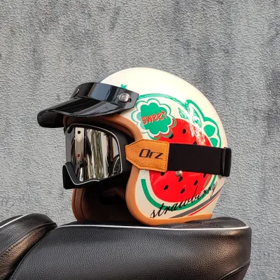 ORZ | Retro Motorcycle Helmet 3/4 Safety
