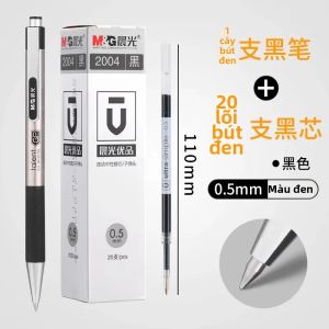 M&G | Bút Gel Kim Loại M&G Màu Đen Ngòi 0.5mm Có Thể Thay Ruột Dùng Cho Học Sinh & Doanh Nhân Văn Phòng Trường Học
