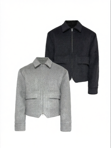 JCAESAR STUDIO | Semi Insert Pocket Wool Blend Jacket