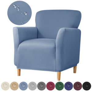 Stretch Spandex Tub Chair Cover Club Sofa Slipcover Elastic Accent Armchair Covers Furniture Protector Living Room Bar Counter