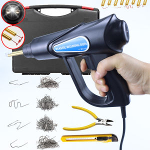 Bộ Máy Hàn Nhựa Cầm Tay 70W Để Sửa Chữa Vết Nứt Cản Xe Hơi Kayak Kèm 200 Đinh Ghim Nóng Bộ Dụng Cụ Sửa Chữa Nhựa Tự Làm